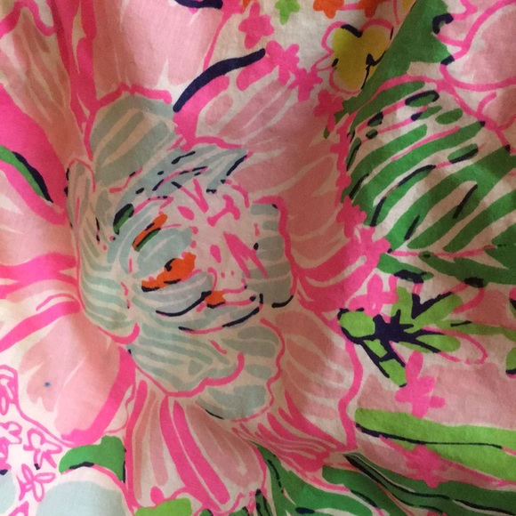 Great Lilly Pulitzer Nosey Posey button down S! - Picture 7 of 7